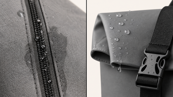 Conventional zip versus the FURL roll-top closure under water