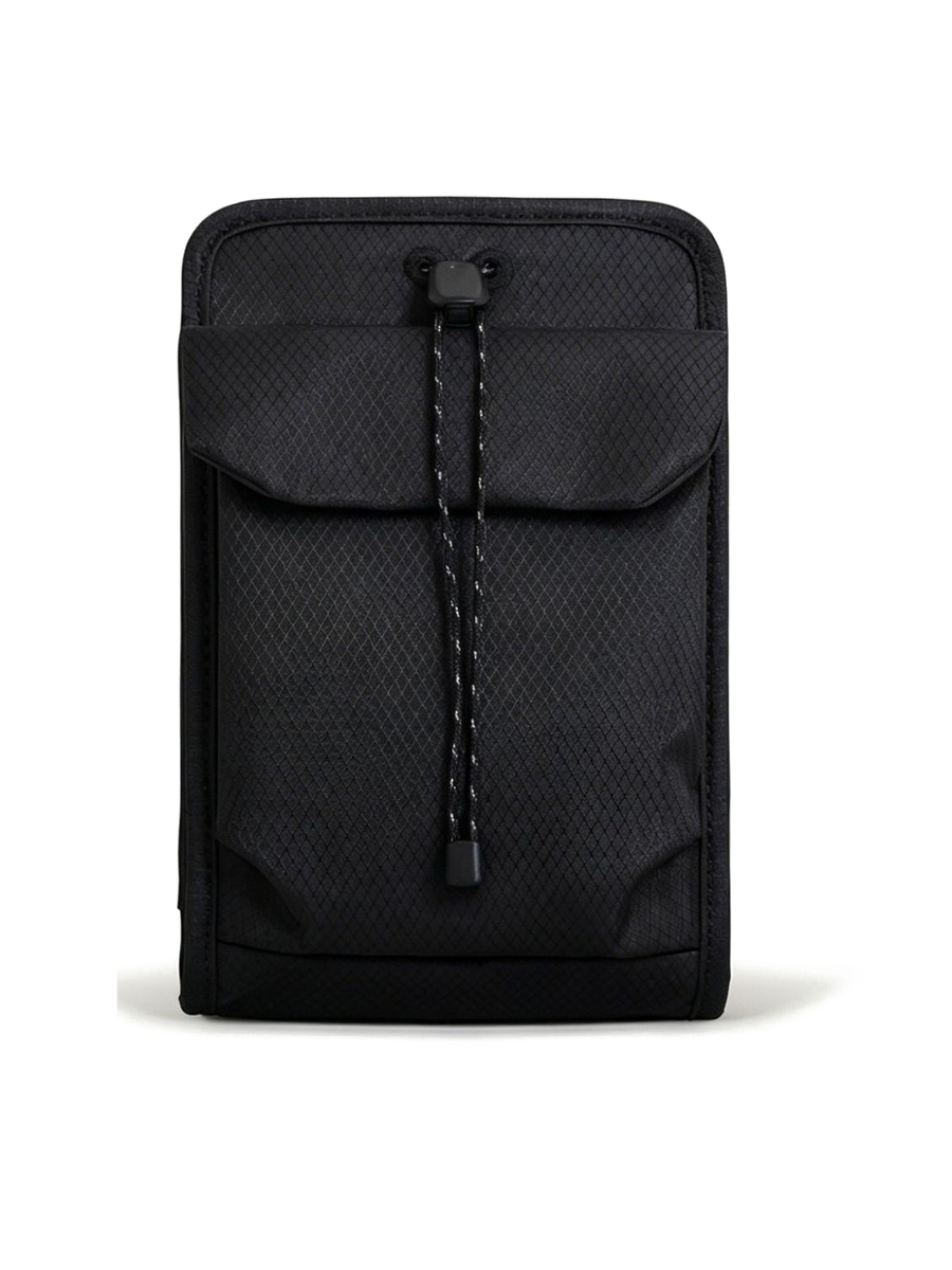 The FURL Pocket Sling in Black, front view
